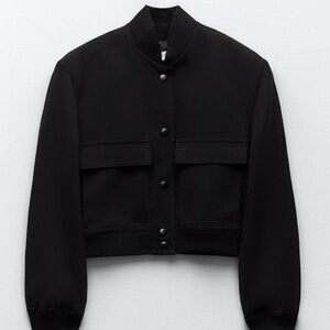 BLOGGER'S FAVE! Zara Maxi Pocket Bomber NWT